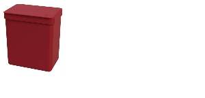 LIXEIRA 02,5 VERMELHA SINGLE COZA 0465