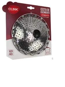 CESTA COZIMENTO VAPOR INOX CLINCK 4437