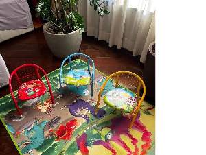 CADEIRA INFAN FERRO ASSENTO ALMOF DL 289