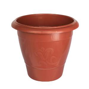 VASO ARQPLAST REDONDO MEDIO TELHA  25290